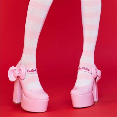 dolls kill white heels|dolls kill hello kitty heels.